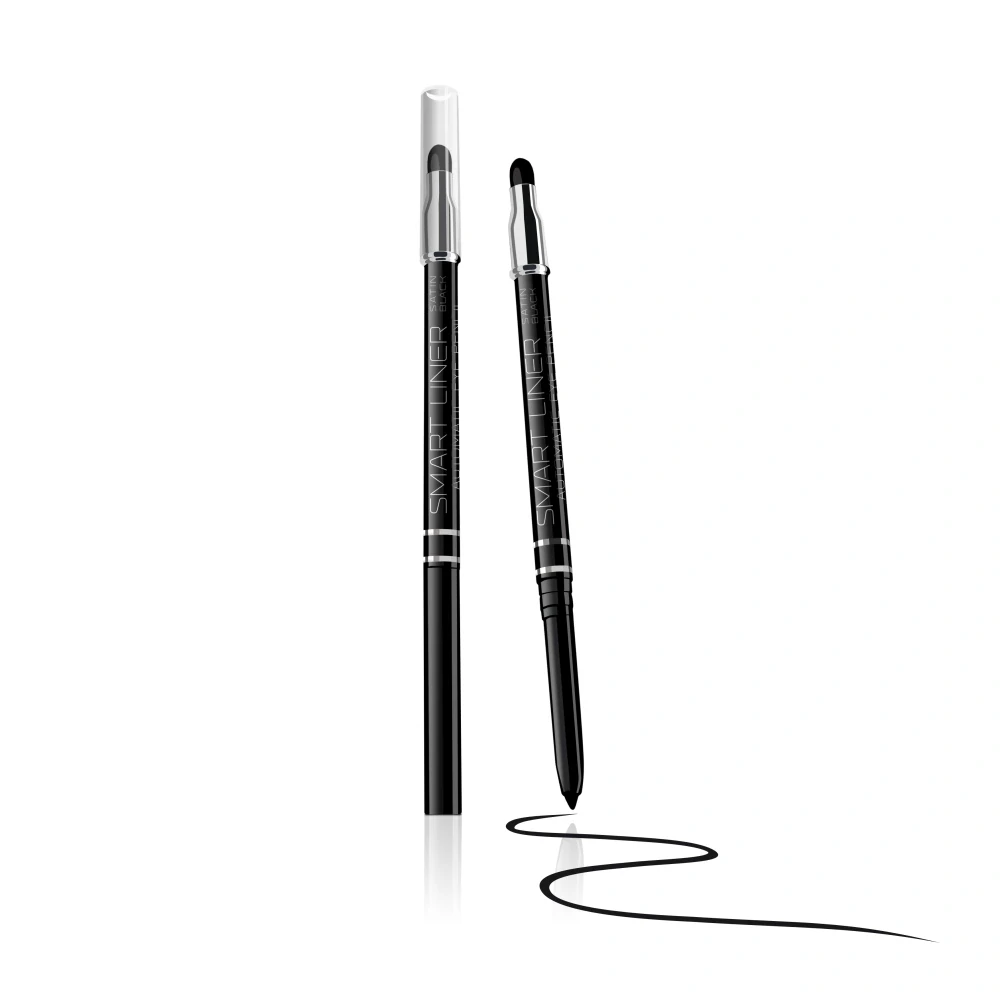 SMART LINER automatická oční linka s houbičkou černá Revers