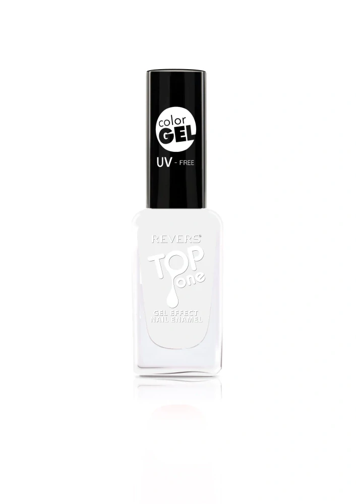 Lak na nehty s gelovým efektem č. 01 - bezbarvý Top One Revers