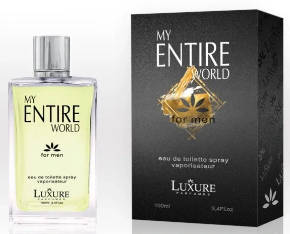 Luxure MY ENTIRE WORLD-Inspirováno vůní CALVIN KLEIN ETERNITY, pánská toaletní voda 100ml