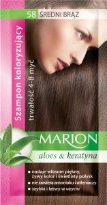 Marion Tónovací šampon - středně hnědá č.58 