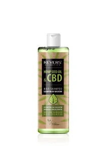  Hydratační a posilující šampon na vlasy s konopným olejem  Revers 400ml!!