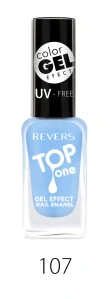 Lak na nehty s gelovým efektem č. 107 Top One Revers