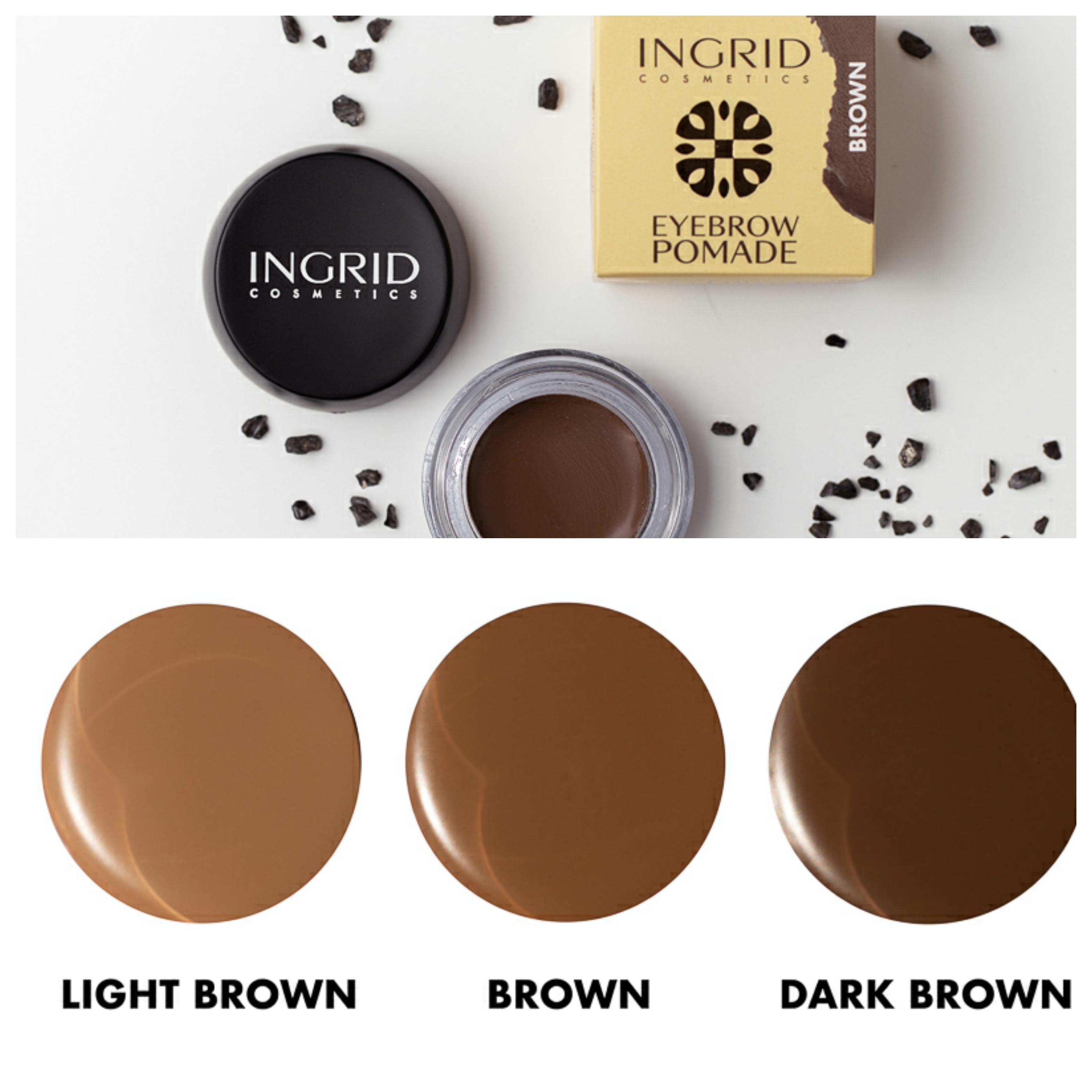 Stylingová pomáda na obočí DARK  BROWN Vegan SLEVA: ZL 11/25