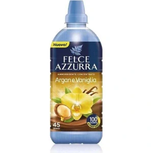 Koncentrovaná aviváž Felce Azzurra Argan a Vanilka 900ml, 45 praní      