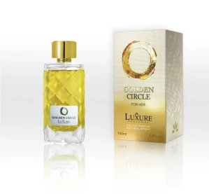Luxure GOLDEN CIRKLE-Inspirováno vůní PACO RABANNE MILLION GOLD,  dámská parfémová voda 100ml