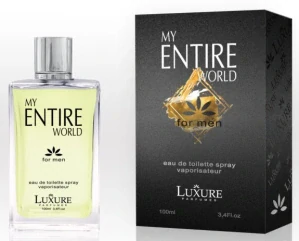 Luxure MY ENTIRE WORLD-Inspirováno vůní CALVIN KLEIN ETERNITY,  pánská toaletní voda 100ml